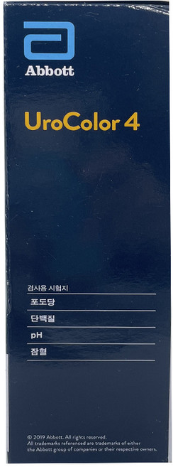 애보트 유린스틱 소변검사지 임신 당뇨 혈뇨 단백뇨 케톤 ph 검사키트 4종 100매입, 1개