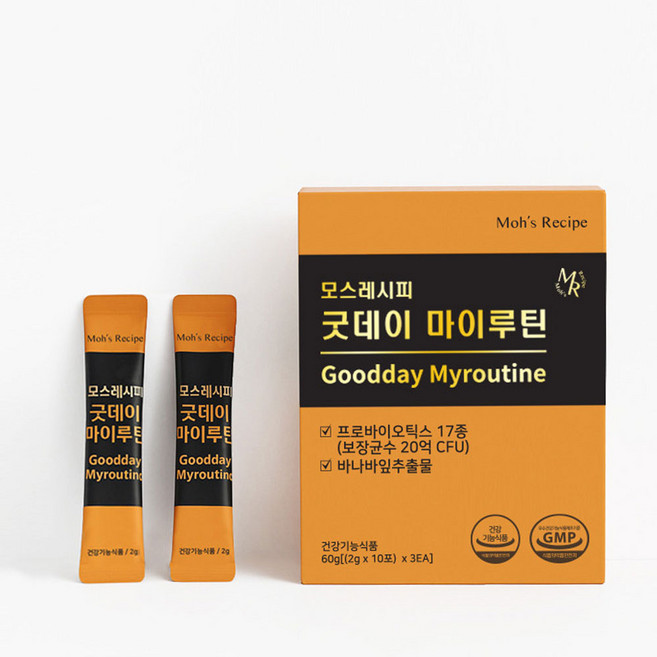 모스레시피 굿데이 마이루틴, 1개, 60g