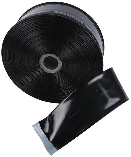 분수 호스 관수 원예 농약 농자재 튜브 농수관 호수 점적관수, 1개, 블랙 1.5인치 5홀 200m