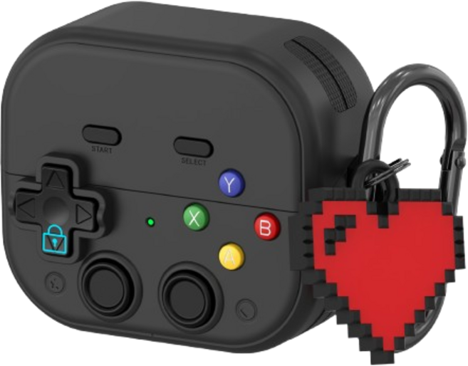 투에이비 오토락 게임기 분실방지 케이스, 1개, 블랙, 갤럭시 버즈3/버즈3 프로/버즈3 FE