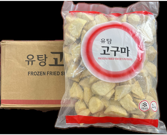 (신정푸드) 냉동 유탕 고구마 -2kg, 1개, 2kg