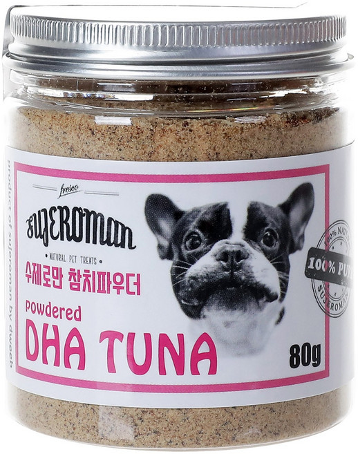 SUJEROMAN 3개월이후 반려동물 파우더 간식, 참치, 80g, 1개