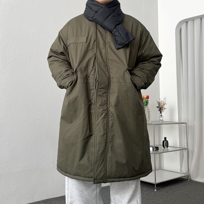 남자야상패딩 개파카야상 피쉬테일파카