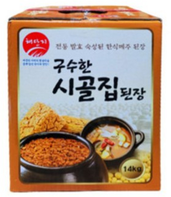 구수한 시골집된장 찌개된장 해단지 14kg, 1개