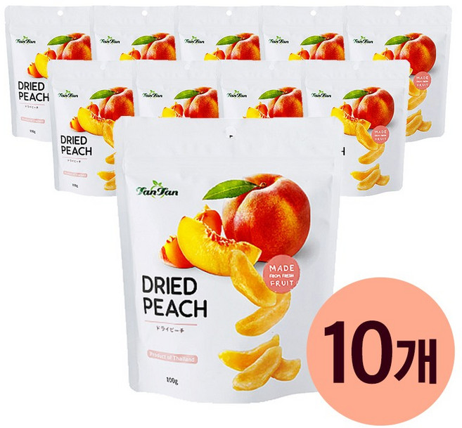 탄탄 건복숭아, 70g, 10개
