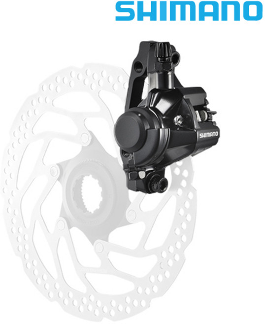 시마노 BR-M375 디스크 브레이크 캘리퍼 기계식/자전거 로터, 1개