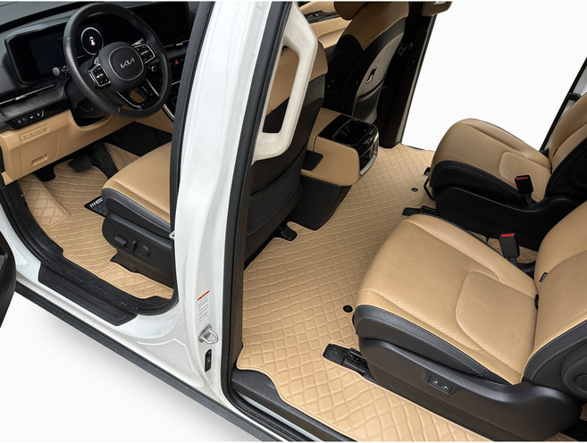 스위카 올뉴 더뉴 카니발 5D 모노륨매트 9인승 매트 장판시공 효과, 1+2+3열+트렁크, 진그레이, 올뉴(더뉴)카니발 9인승