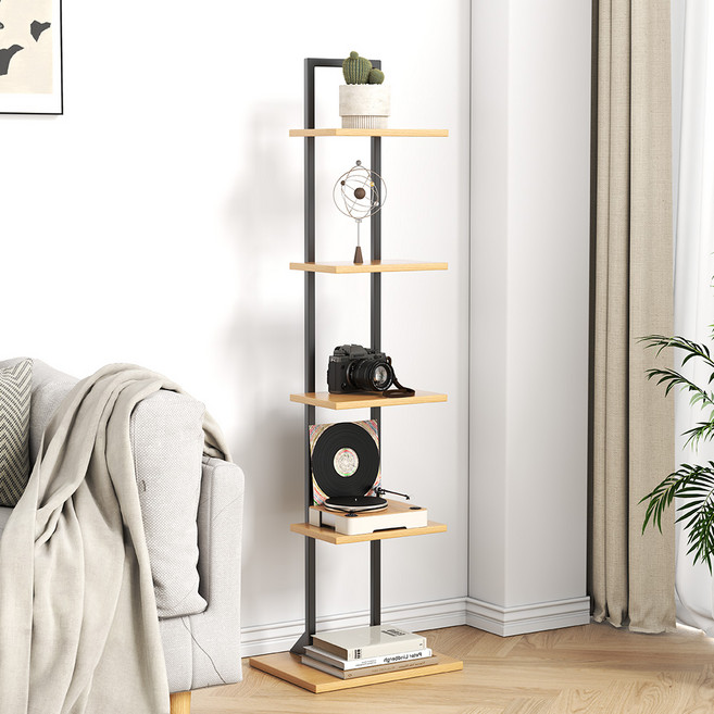 소하임 인테리어 스탠딩 선반, 화이트, 5단