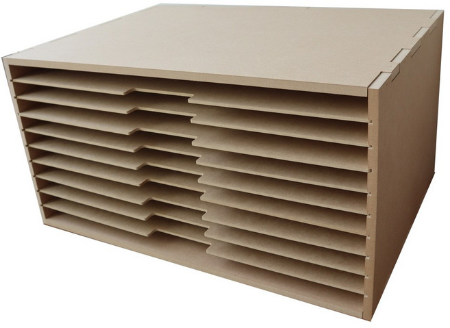 미가데코 diy mdf a2용지 5단 10단 서류함 서류정리함 지류보관함, mdf a2