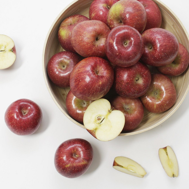 팜스데일리 당일발송 햇사과 아오리 안녕사과 경북문경 세척사과 2.5kg 5kg, 1박스, 5kg