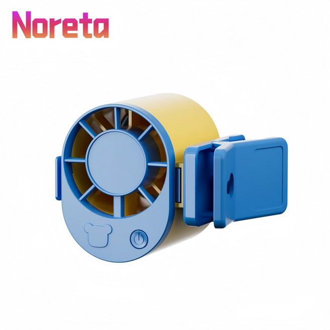 Noreta 휴대용선풍기 USB충전 핸디다기능무선선풍기, 푸른 색, F19