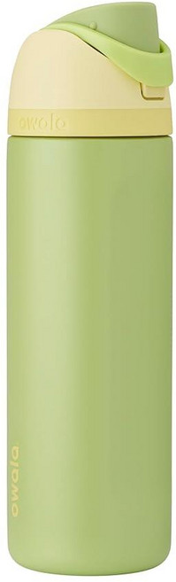 Owala 해리 포터 FreeSip 단열 스테인리스 스틸 물병 빨대 포함 BPA 프리 스포츠 여행에 적합 709.8ml(24온스) 후플푸프143926, Disney Princess, Tiana