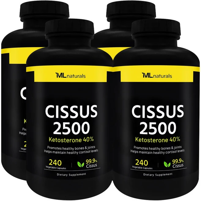 [미국빠른직구] 마이라이프 내추럴스 시서스 2500 케토스테론 40% 240정 4병, 4개 - 쿠팡