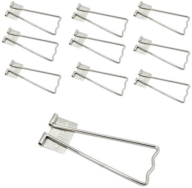 아이베란다 액자 받침대 그림 사진 뒷 판 거치대, 10개, 실버