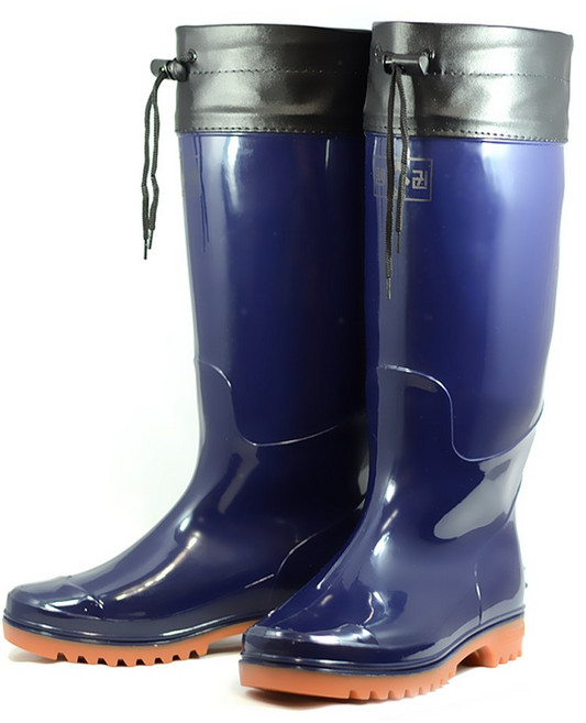펭귄 청색 카프 고무장화 작업 농사 미끄럼방지