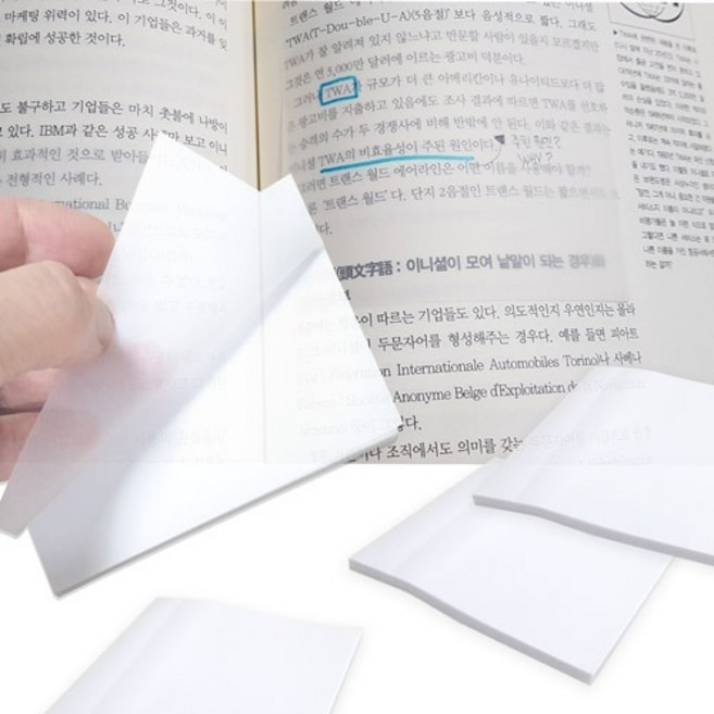 (디머스)트레싱지 반투명 포스트잇(중형), 중형