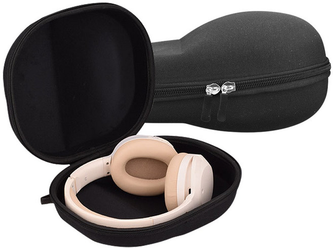 하이파이 헤드폰 헤드셋 케이스 파우치 대형 HP11, 블랙