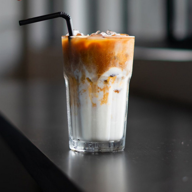 [파사바체] 카사블랑카 쿨 드링크 355ml 2P/4P/6P(개) 맥주잔 라떼잔 유리컵 8각컵 주스컵 물컵 물잔 아이스커피잔 카페용 크림맥주잔 프리미엄 글라스, 2개