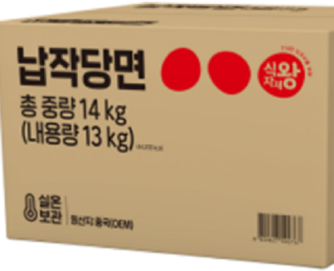 식자재왕 납작당면, 14kg, 1개