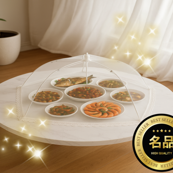 살림널스정량 밥상덮개 원터치 밥상보, 1개