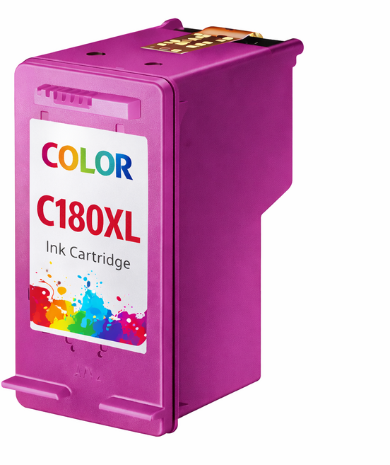 INK-M180XL INK-C180XL 재생잉크 SL-J1770FW -J1660 SL-J1660, INK-C180XL_컬러, 1개