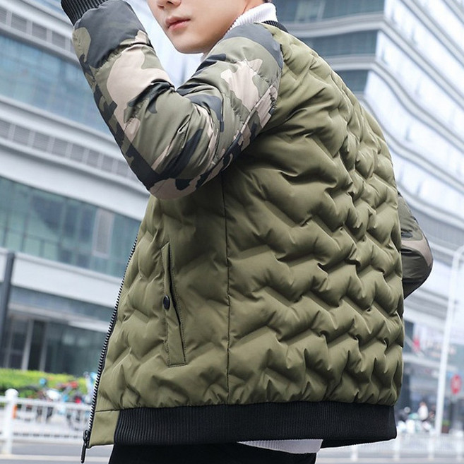 밀리터리 남자 패딩 점퍼 야구점퍼 깔깔이 항공잠바 겨울 카모 자켓 작업복