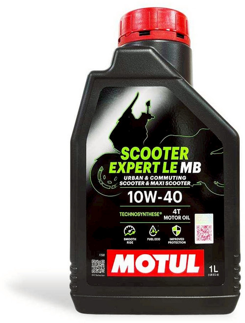 MOTUL 四行程機油 都市通勤專用 卓越引擎保護與清潔, 1個, SCOOTER EXPERT LE MB 10W40