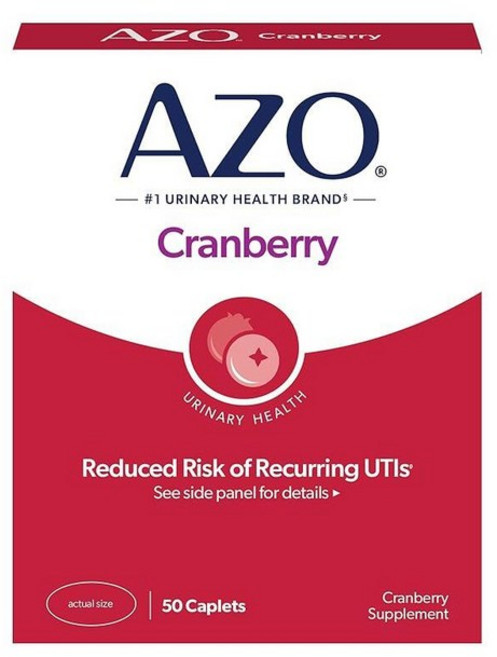 AZO 크랜베리 50개 태블릿 건강보조식품, 1, 50