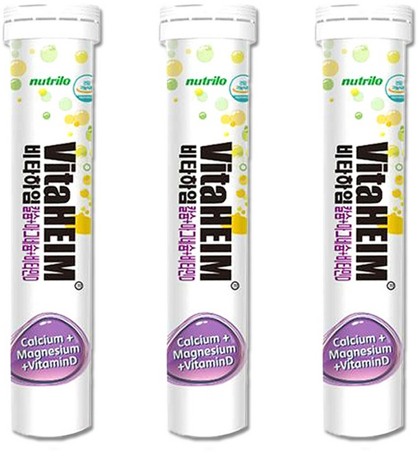 비타하임 발포 비타민 칼슘+마그네슘+비타민D, 45정, 1개