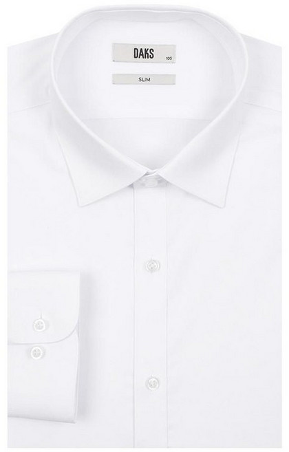 닥스 셔츠 (양말)닥스 노케어 스트레치 텐셀혼방 슬림핏 화이트셔츠 DLP1SHDL302A1 20251016