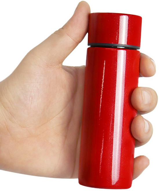 르웨이 휴대용 316 스테인리스 보온 보냉 가벼운 미니 텀블러 125ml, 1개, 레드