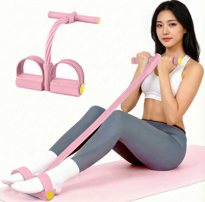 별의 바다 고탄력 홈트 스트레칭 운동 요가 근력운동고무 스포츠 밴드, 1개, 분홍색