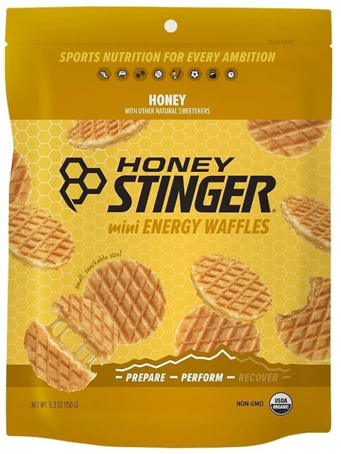 Honey Stinger 미니 허니 와플 | 운동 지구력 및 성능을 위한 에너지 스트로프와펠 | 가정 및 체육관 운동 전 및 운동 후 스포츠 영양 1백 150.3g(5., 1개 - 쿠팡