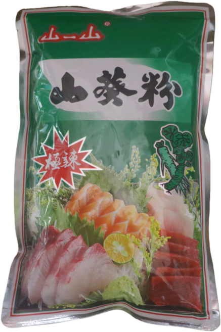 山一山 山葵粉 極辣風味 300g±9g 生魚片 壽司 必備調味, 300g, 1個
