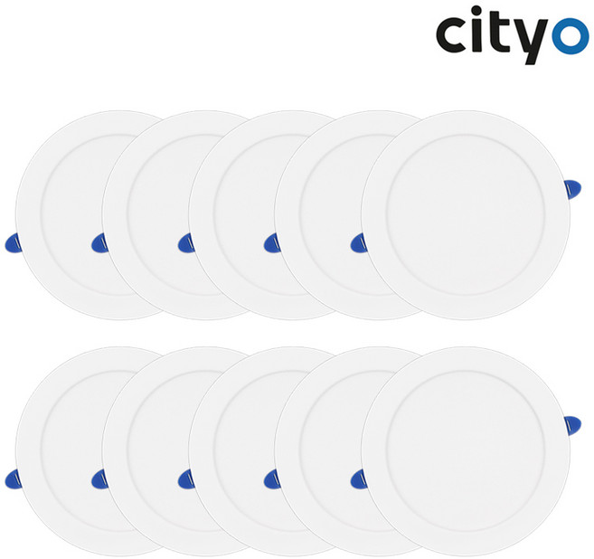 씨티오 LED 다운 라이트 15.2cm 15W, 주광색, 10개