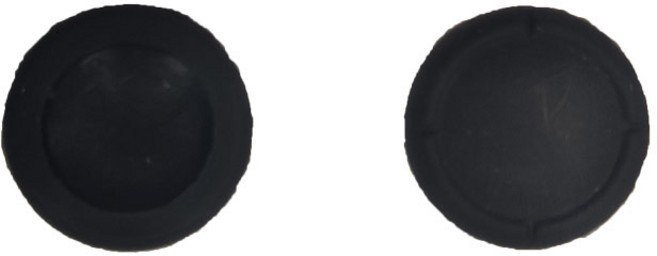 스위치 NS/OLED/Lite/Joy-Con 용 1/2pcs 실리콘 조이스틱 캡 보호 커버 미끄럼 방지 3D 아날로그 그립 교체, 04 Black