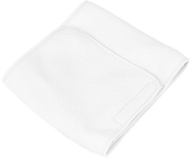 AWC 큐티 2겹 헤어터번 피부미용 띠터번 헤어밴드 피부관리실 헤어터번 기프트터번, 1개, 화이트