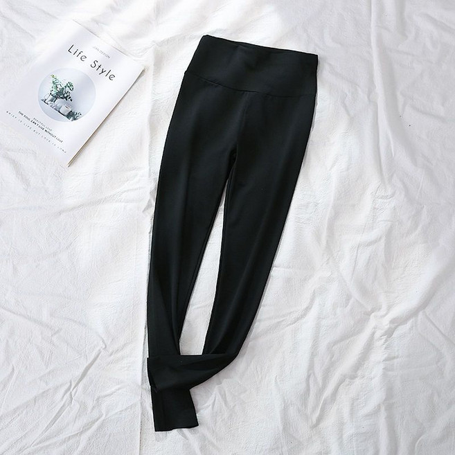 Qurora 高彈力 大尺碼瑜伽褲 九分 收腹提臀彈力褲