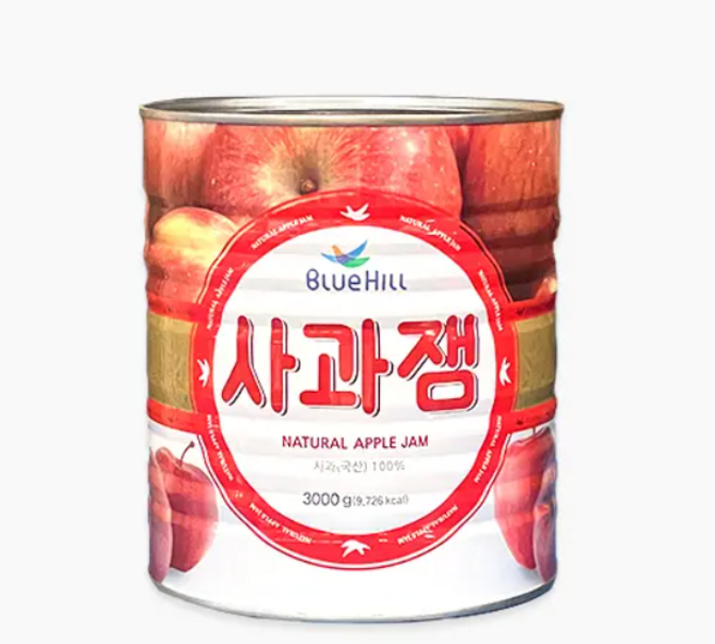 블루힐 진산 사과잼, 3개, 3kg