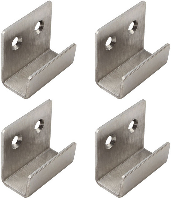 벽 후크 액자 거울 아트월 U자 걸이 브라켓 철물, 4개