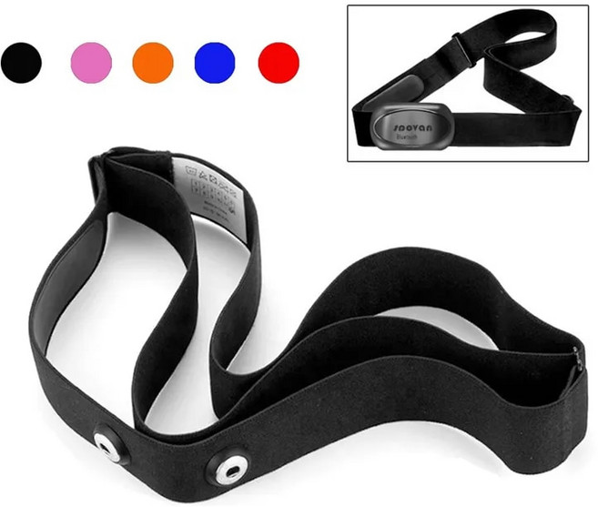 자전거 심박계 스포츠 무선 심박수 모니터 용 폴라 Wahoo Garmin 가슴 벨트 스트랩, 1개