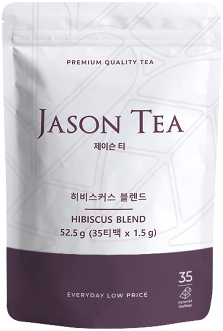 제이슨티 히비스커스 블렌드 침출차, 1.5g, 35개입, 5개