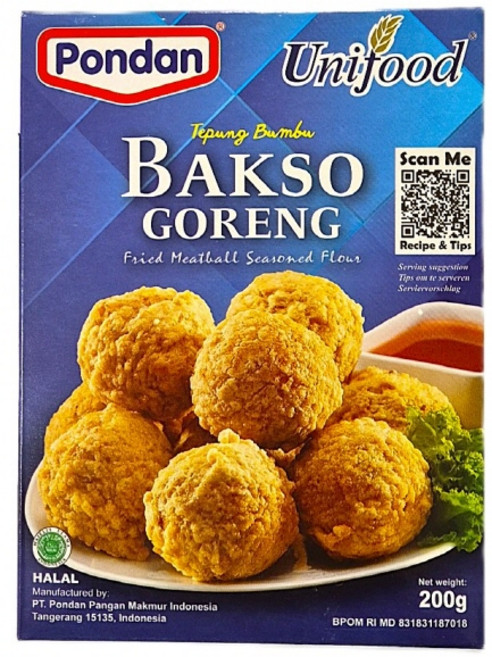 인도네시아 폰단 박소고랭 후라이드 튀김가루 200g, 1개