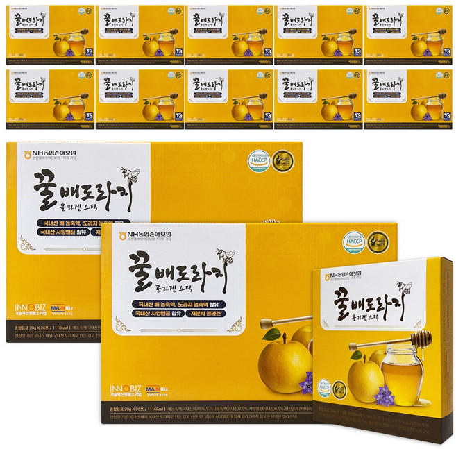 더존건강 꿀배도라지 콜라겐 젤리 스틱