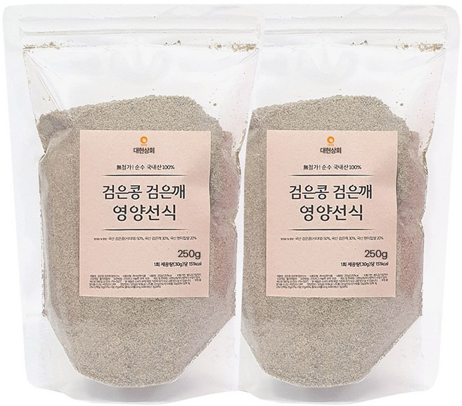 대현상회 검은콩검은깨영양선식, 250g, 2개