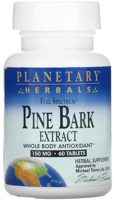 플레네터리허벌스 Full Spectrum 소나무 껍질 추출물 150mg 60정, 1개 - 쿠팡