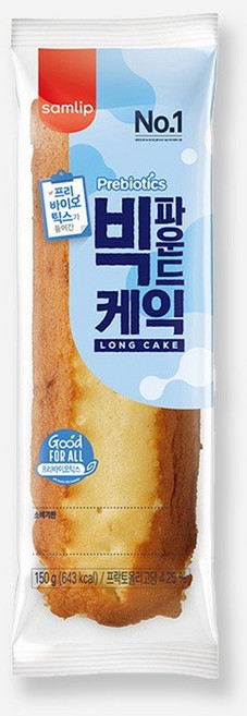 삼립 간식 빵 빅파운드 케익, 150g, 6개