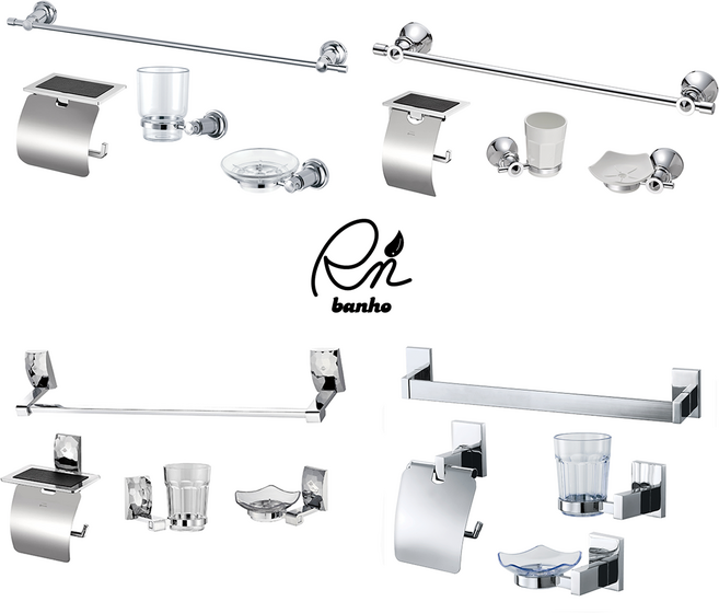 욕실 화장실 악세사리 4품세트 욕실용품 크롬 바뉴, 04-a. 주얼리 크롬, 1개