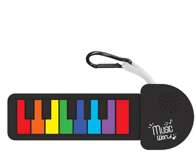 롤업 전자 피아노 실리콘 전기 접이식 피아노 키보드 악기 여행 학교 야외 활동 홈, 01 Rainbow color, 01 CHINA
