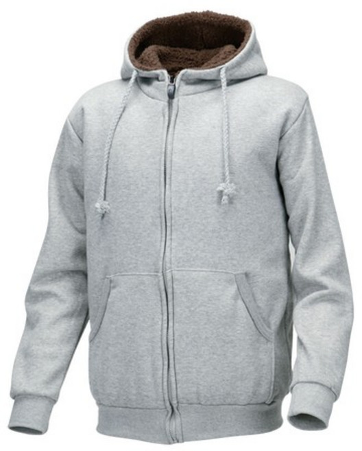 푸조 오버핏 양털 터틀넥 후드집업 점퍼 멜란지 FZ324-2